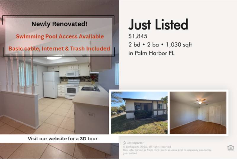 Townhouse for rent at 2900 Grove Wood Blvd #A, Palm Harbor, FL 34683