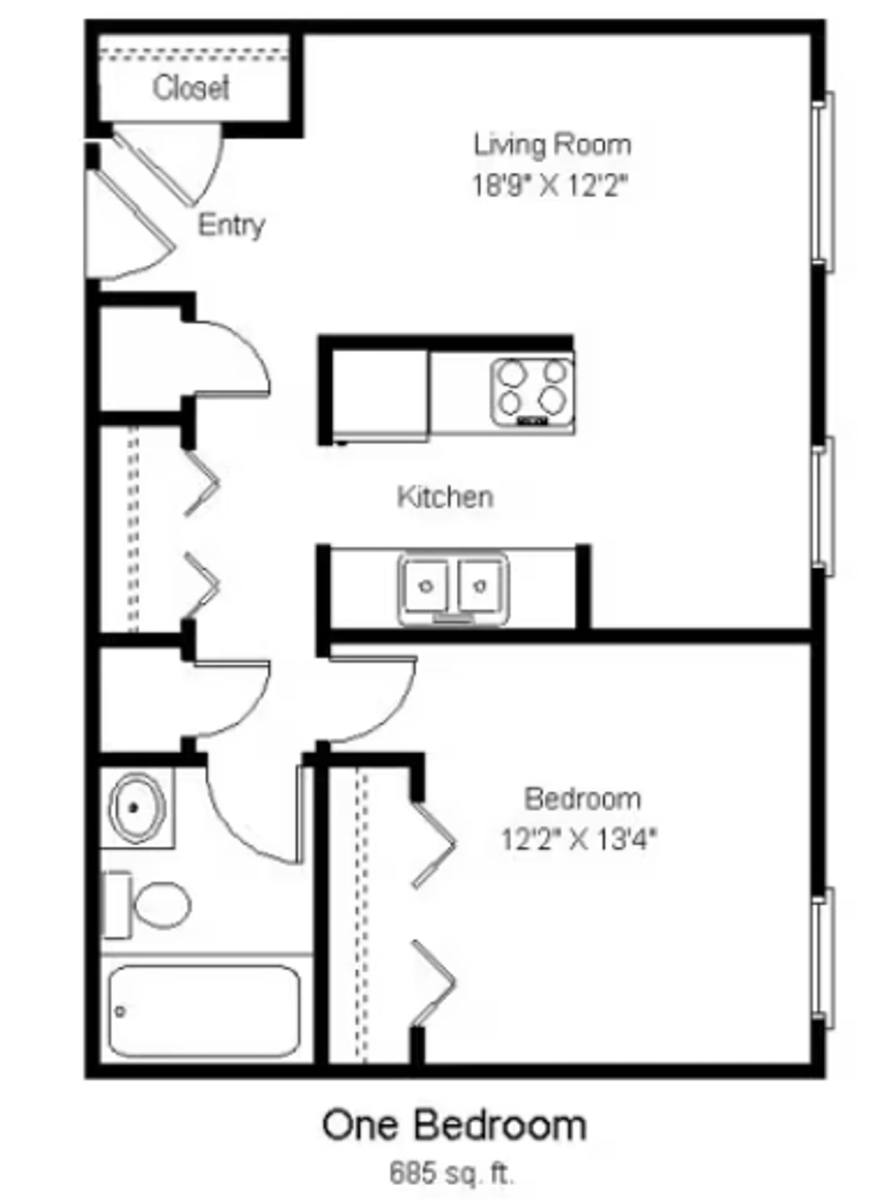 Apartment for rent at 5805 73rd Ave N, Minneapolis, MN 55429