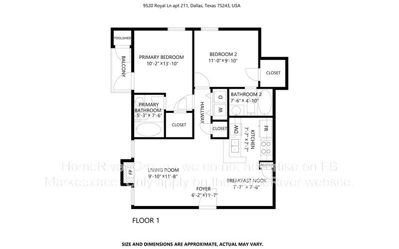 Apartment for rent at 9520 Royal Lane #211, Dallas, TX 75243