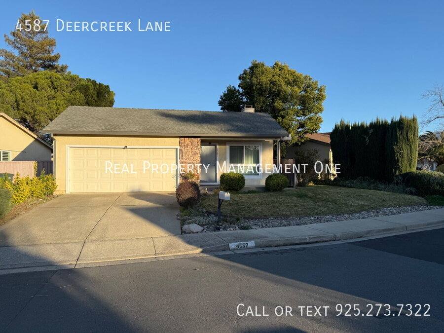 House for rent at 4587 Deercreek Lane, Concord, CA 94521