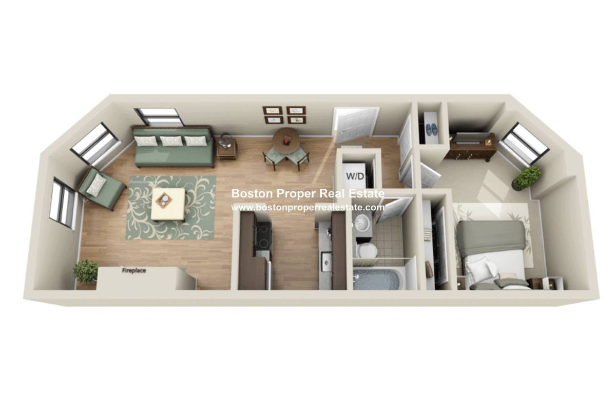Apartment for rent at 40 Garrison #104, Boston, MA 02116