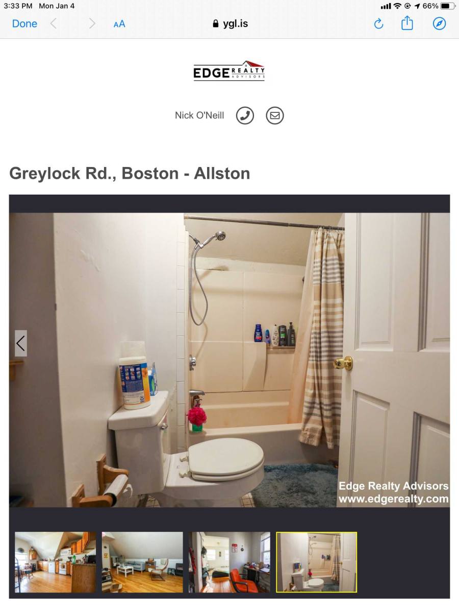 Apartment for rent at 18 Greylock Rd, Allston, MA 02134