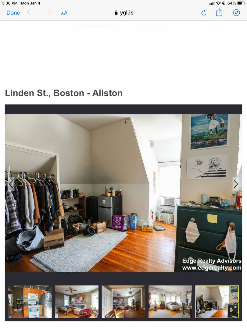 Apartment for rent at 86 Linden St #2E, Allston, MA 02134