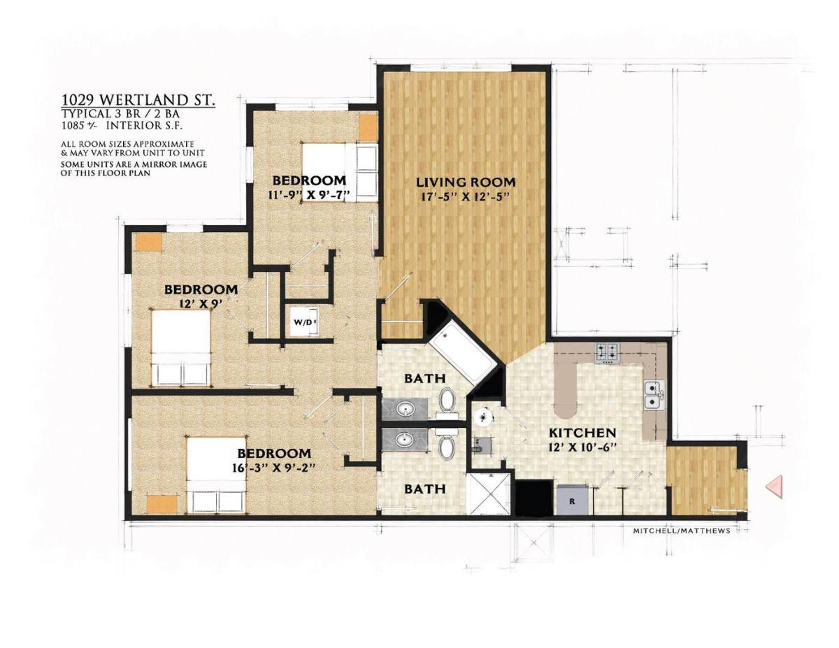 Apartment for rent at 1029 Wertland St, Charlottesville, VA 22903
