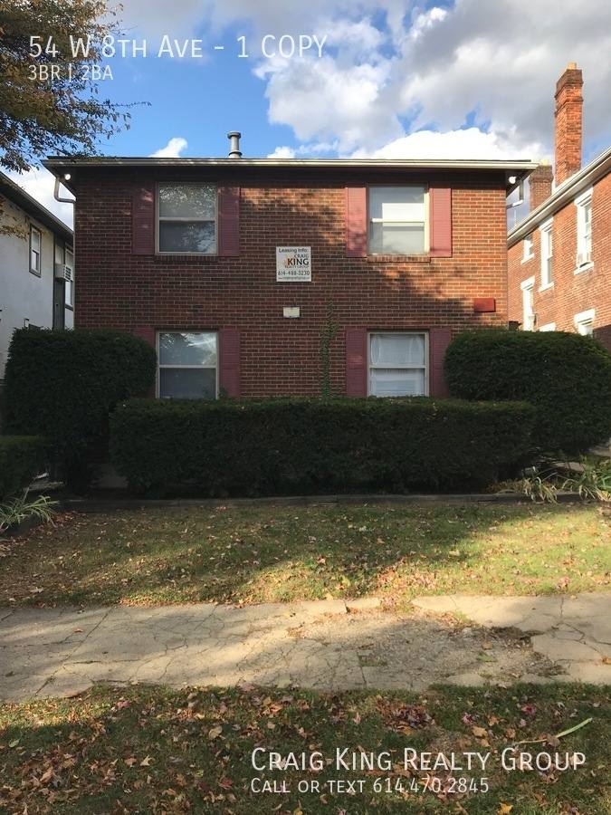 Townhouse for rent at 54&90 W 8th Ave #1, Columbus, OH 43201