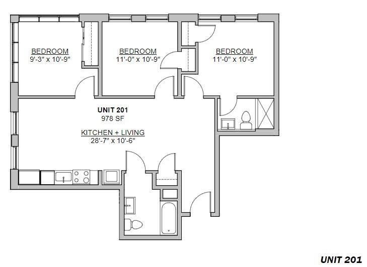 Apartment for rent at 2616 W Girard Ave #201, Philadelphia, PA 19130