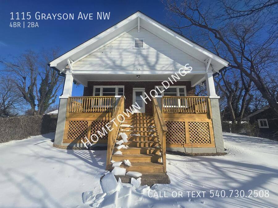 House for rent at 1115 Grayson Ave NW, Roanoke, VA 24017