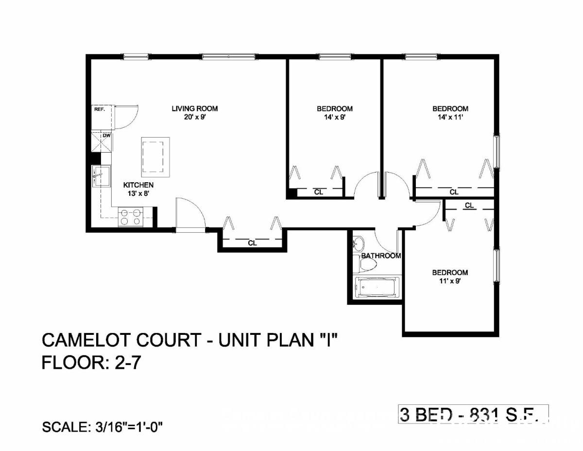 Apartment for rent at 10 Camelot Court #10-5I, Brighton, MA 02135