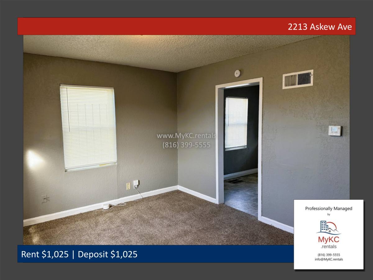 Townhouse for rent at 2213 Askew Ave, Kansas City, MO 64127