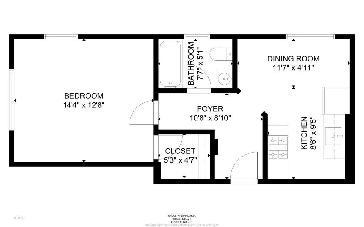 Apartment for rent at 1370-80 W 79th St, Chicago, IL 60620