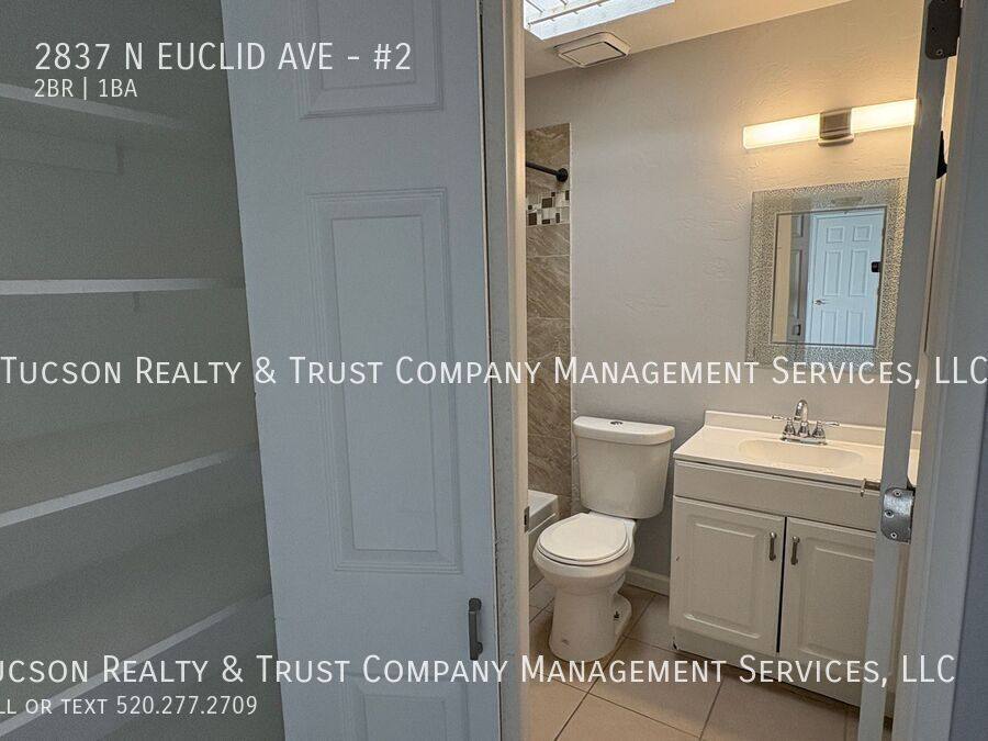 Apartment for rent at 2837 N Euclid Ave #2, Tucson, AZ 85719