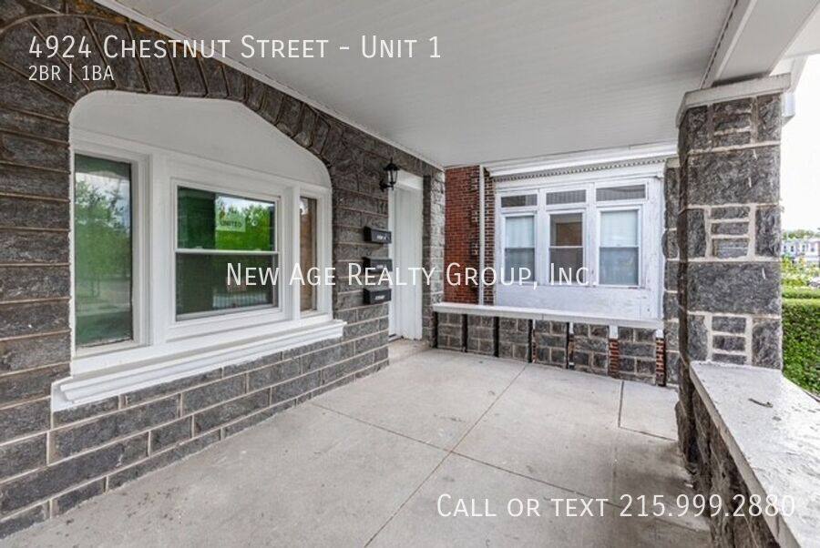 Apartment for rent at 4924 Chestnut St #1, Philadelphia, PA 19139