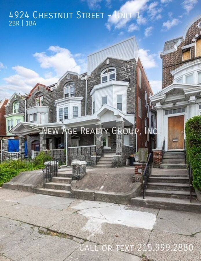 Apartment for rent at 4924 Chestnut St #1, Philadelphia, PA 19139