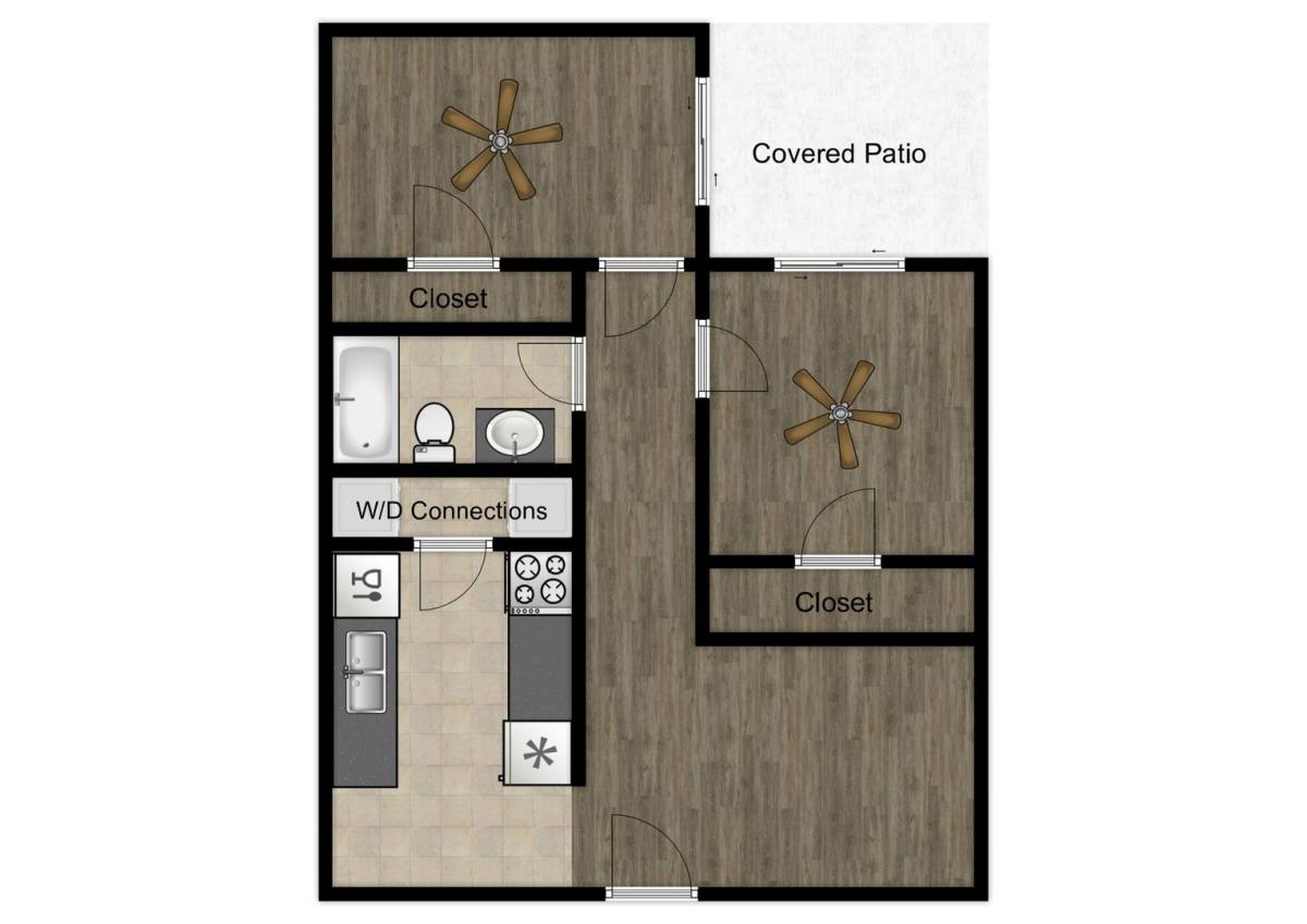 Townhouse for rent at 804 San Saba, College Station, TX 77845