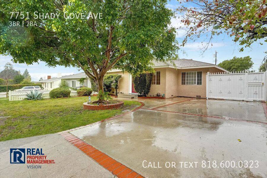 House for rent at 7751 Shady Cove Ave, Burbank, CA 91504