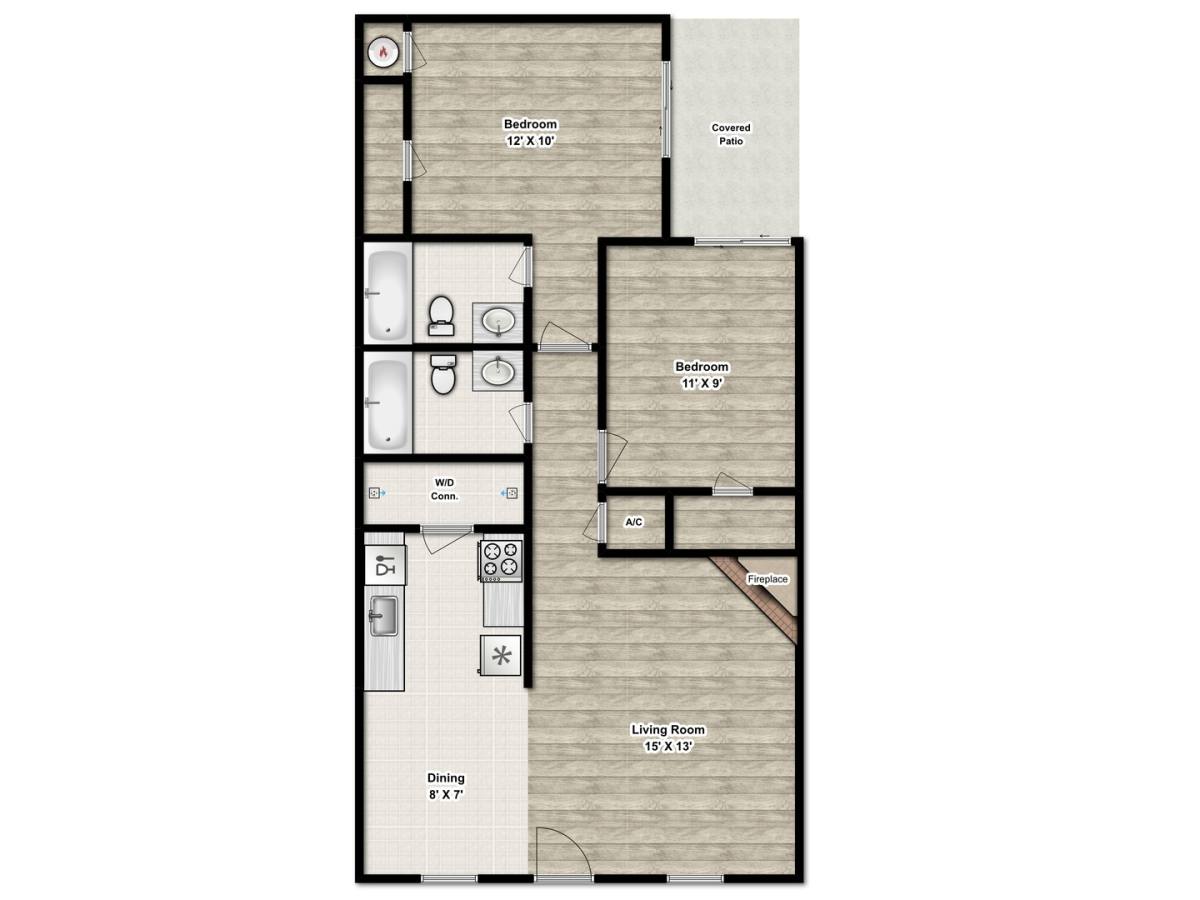 Townhouse for rent at 612 San Benito, College Station, TX 77845
