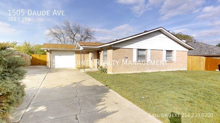 House for rent at 1505 Daude Ave, Killeen, TX 76549