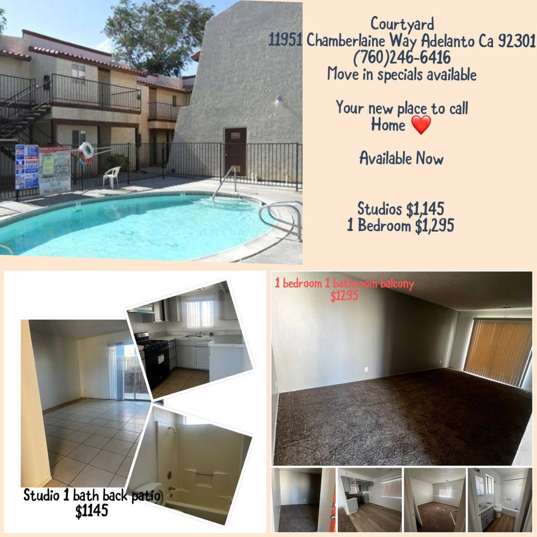 Apartment for rent at 11951 Chamberlaine Way, Adelanto, CA 92301