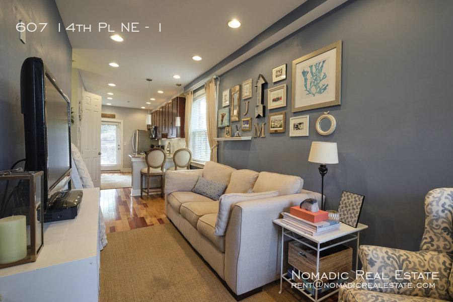 Condo for rent at 607 14th Place NE #1, Washington, DC 20002