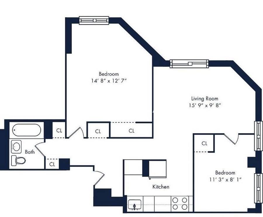 Apartment for rent at 520 Second Ave #C, New York, NY 10016