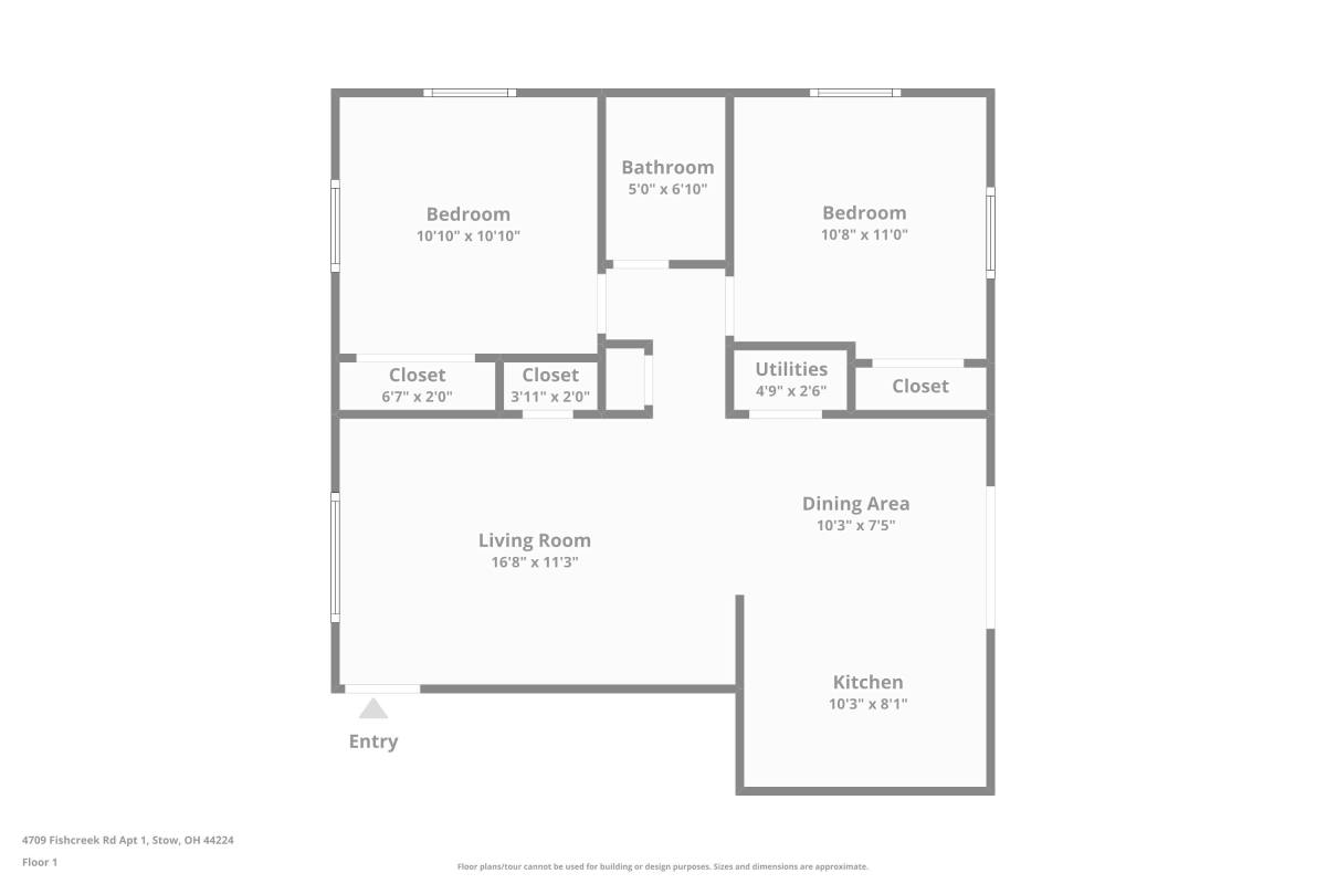 Apartment for rent at 4705 Fishcreek Rd #1, Stow, OH 44224