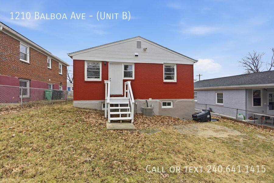 Apartment for rent at 1210 Balboa Ave #B, Capitol Heights, MD 20743