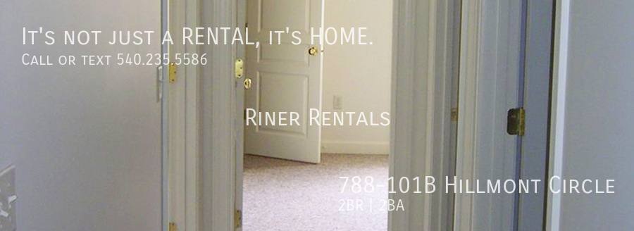 Apartment for rent at 788-101B Hillmont Circle, Harrisonburg, VA 22801