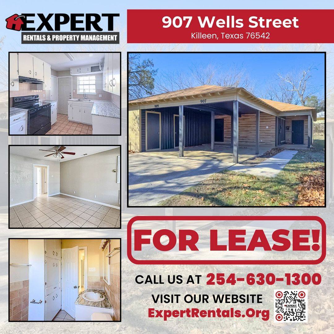 Townhouse for rent at 907 Wells St, Killeen, TX 76541