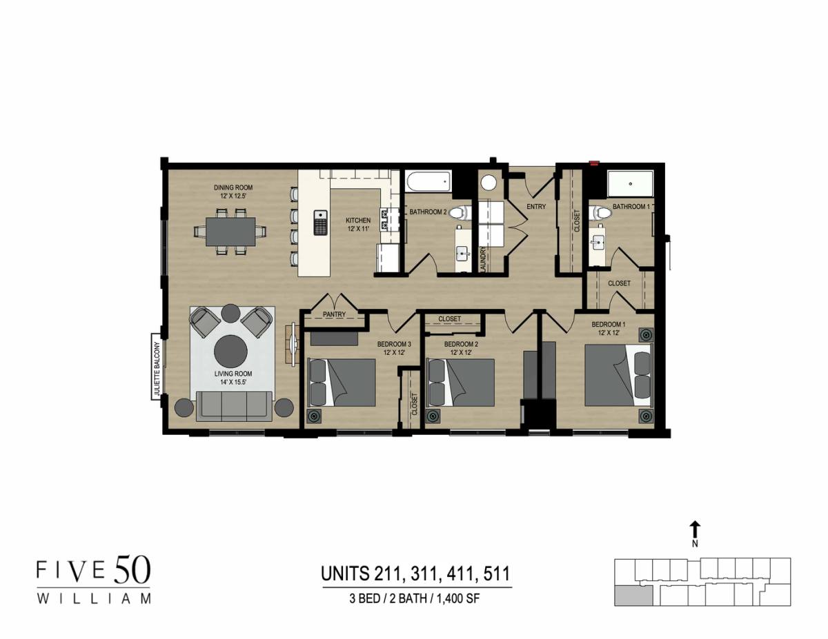 Apartment for rent at 550 William St, De Pere, WI 54115