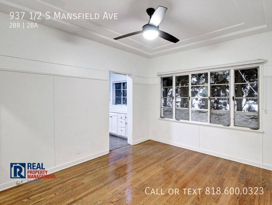 Townhouse for rent at 937 1 2 S Mansfield Ave, Los Angeles, CA 90036