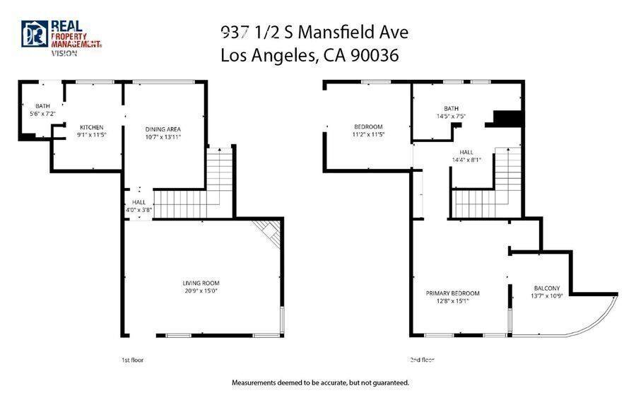 Townhouse for rent at 937 1 2 S Mansfield Ave, Los Angeles, CA 90036
