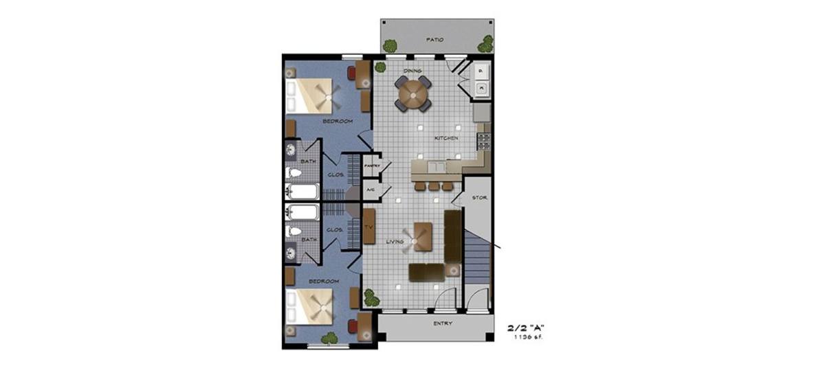Townhouse for rent at 3613 S Hampton Court, Bryan, TX 77801