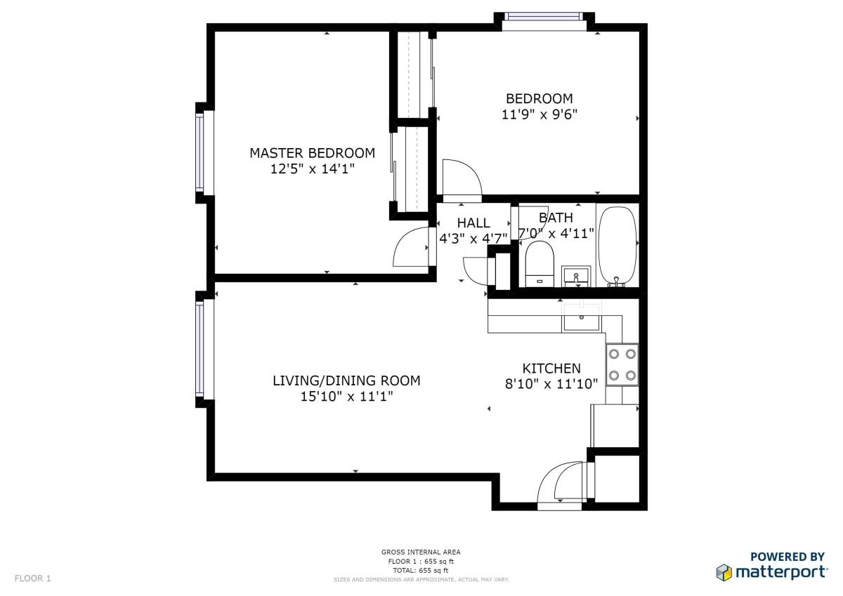Apartment for rent at 14 Murdock St, Somerville, MA 02145