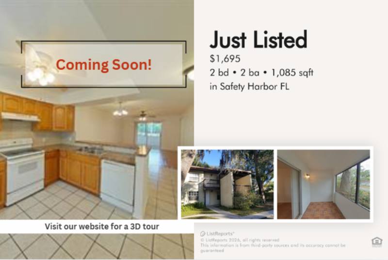 Apartment for rent at 380 2nd Ave N #C, Safety Harbor, FL 34695