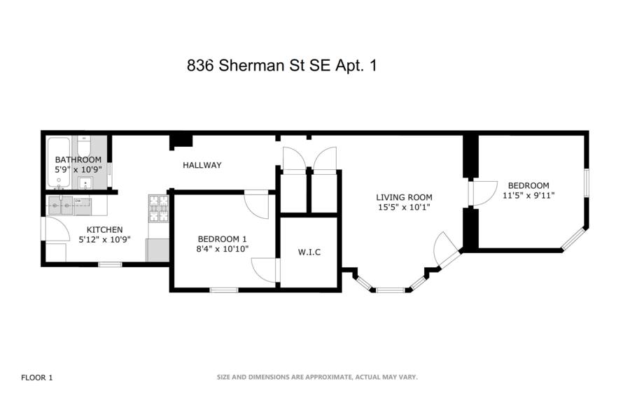 Apartment for rent at 836 Sherman St SE #1, Grand Rapids, MI 49506