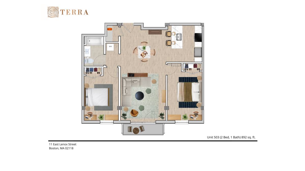 Apartment for rent at 11 E Lenox #503, Boston, MA 02118