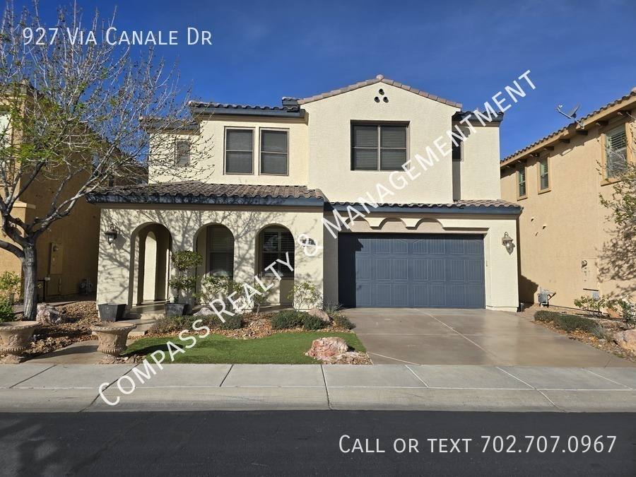 House for rent at 927 Via Canale Dr, Henderson, NV 89011