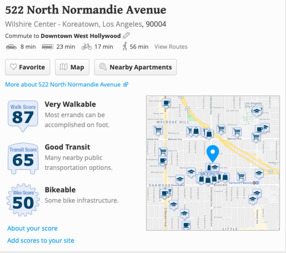 Apartment for rent at 516 N Normandie Ave, Los Angeles, CA 90004