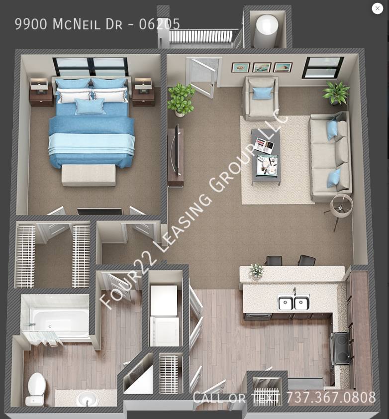 Apartment for rent at 9900 McNeil Dr #6205, Austin, TX 78750