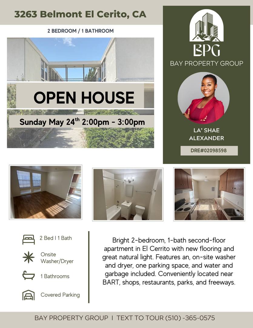 Apartment for rent at 3263 Belmont Ave, El Cerrito, CA 94530