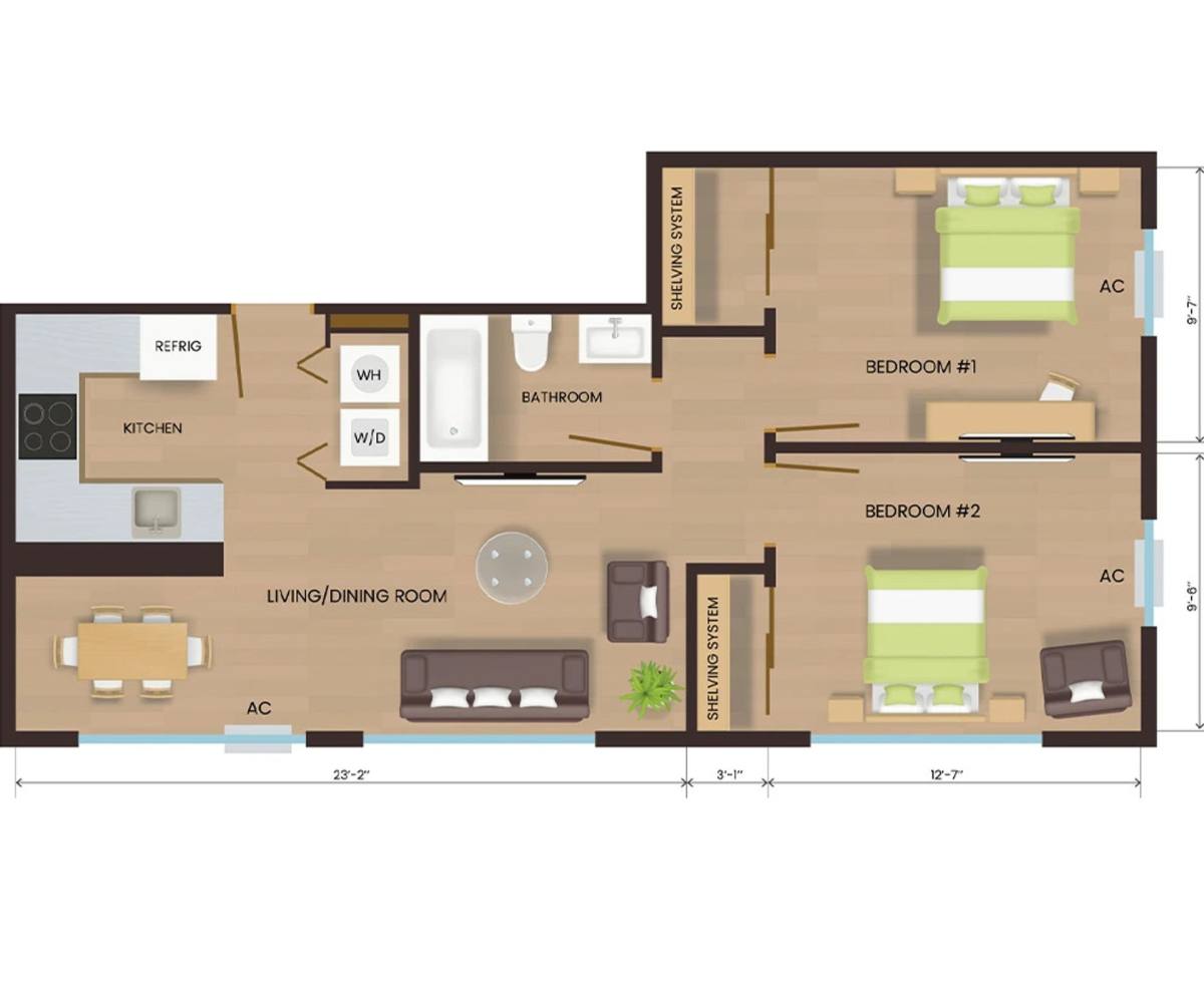 Apartment for rent at 1568-1572 Pensacola St, Honolulu, HI 96822