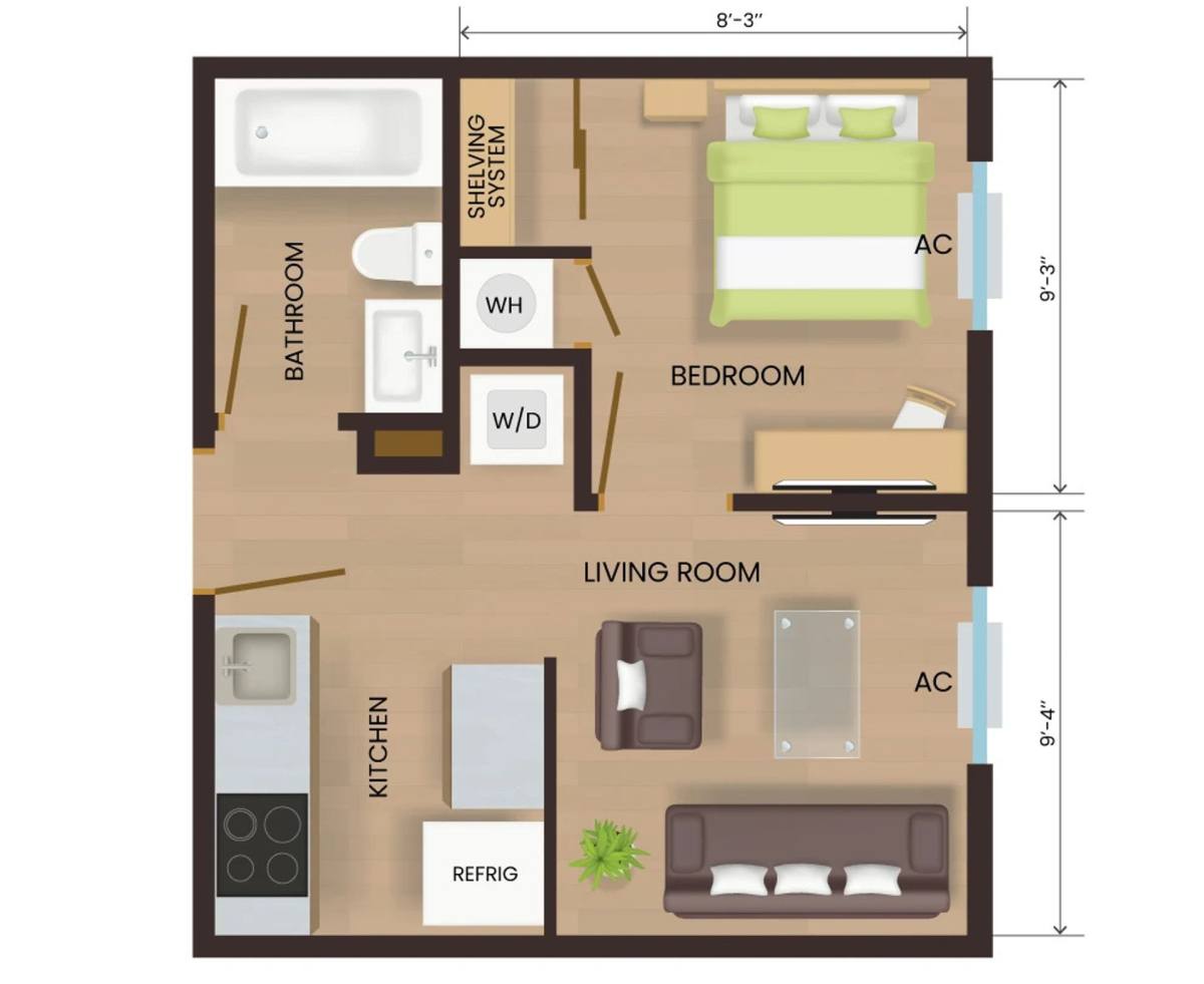 Apartment for rent at 1568-1572 Pensacola St, Honolulu, HI 96822