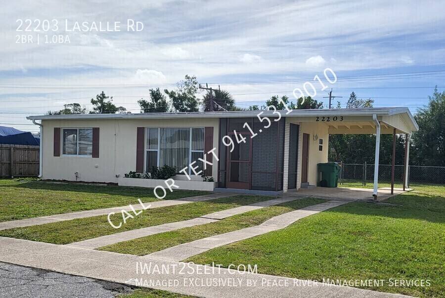 House for rent at 22203 Lasalle Rd, Port Charlotte, FL 33952