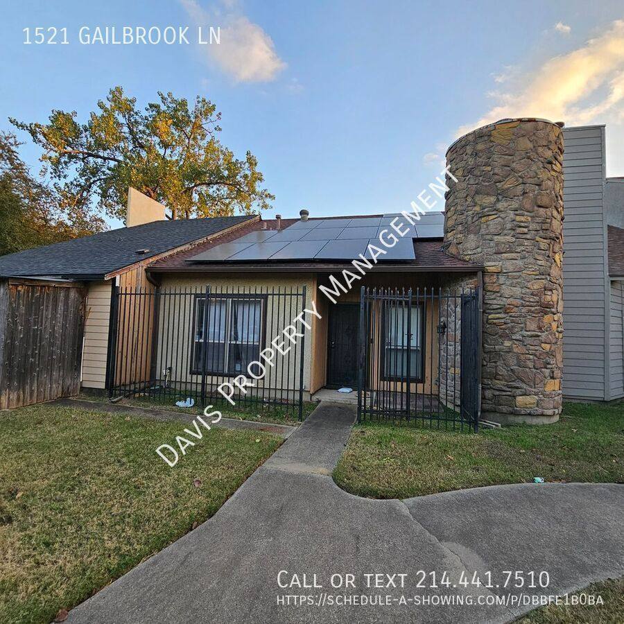 House for rent at 1521 Gailbrook Lane, Dallas, TX 75228