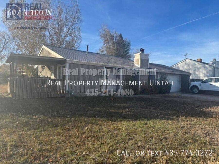 House for rent at 607 N 100 W, Vernal, UT 84078