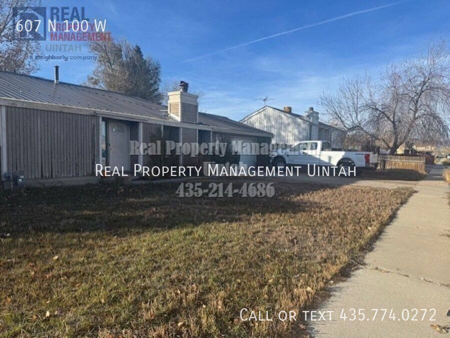 House for rent at 607 N 100 W, Vernal, UT 84078