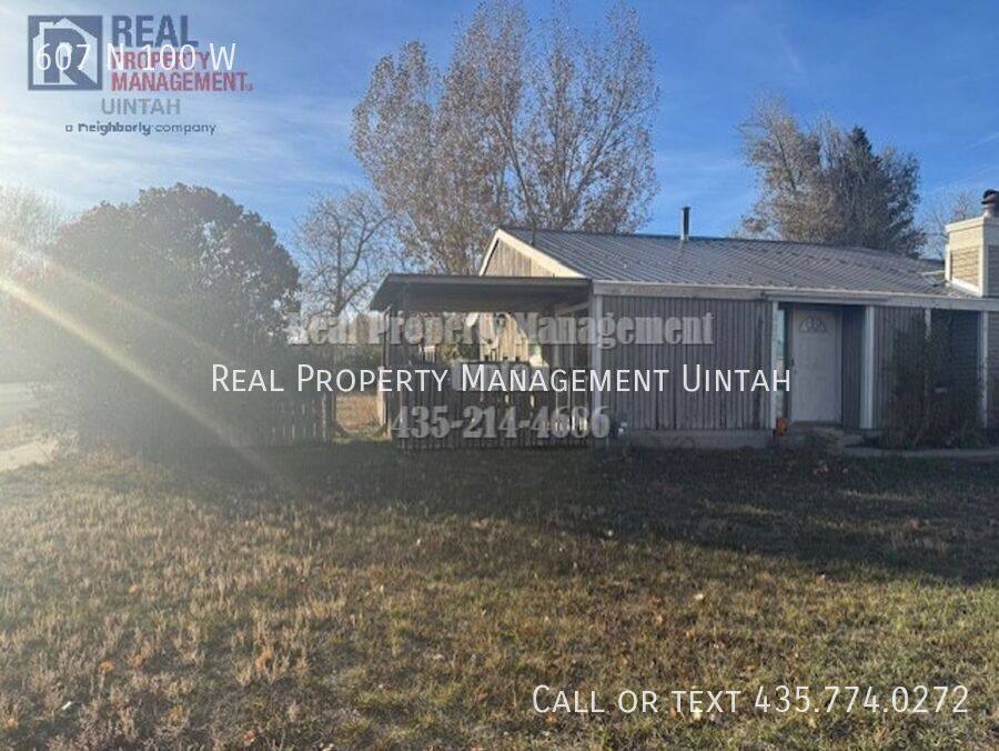 House for rent at 607 N 100 W, Vernal, UT 84078