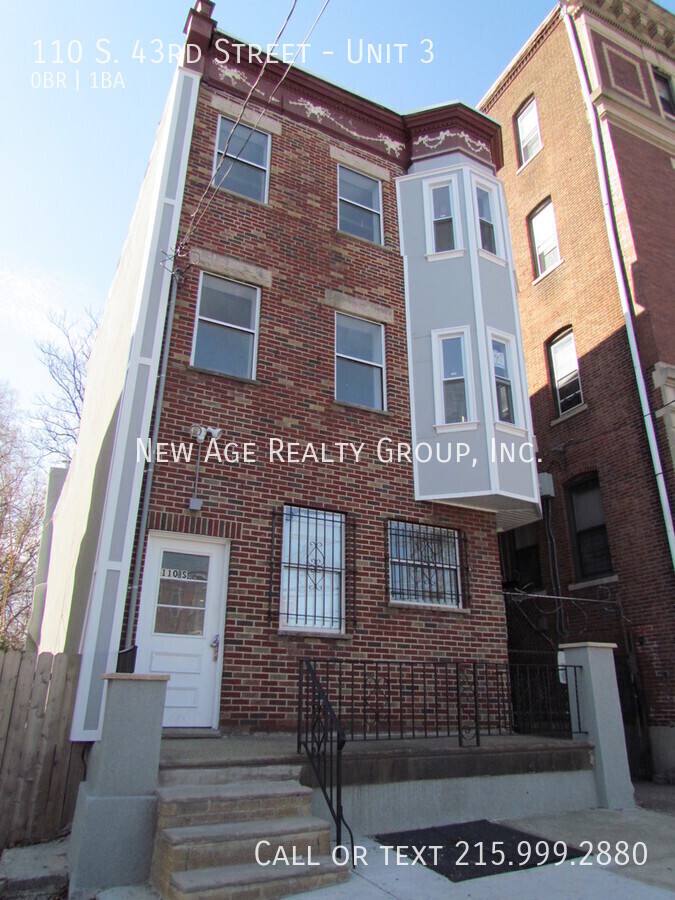 Apartment for rent at 110 S 43rd St #3, Philadelphia, PA 19104