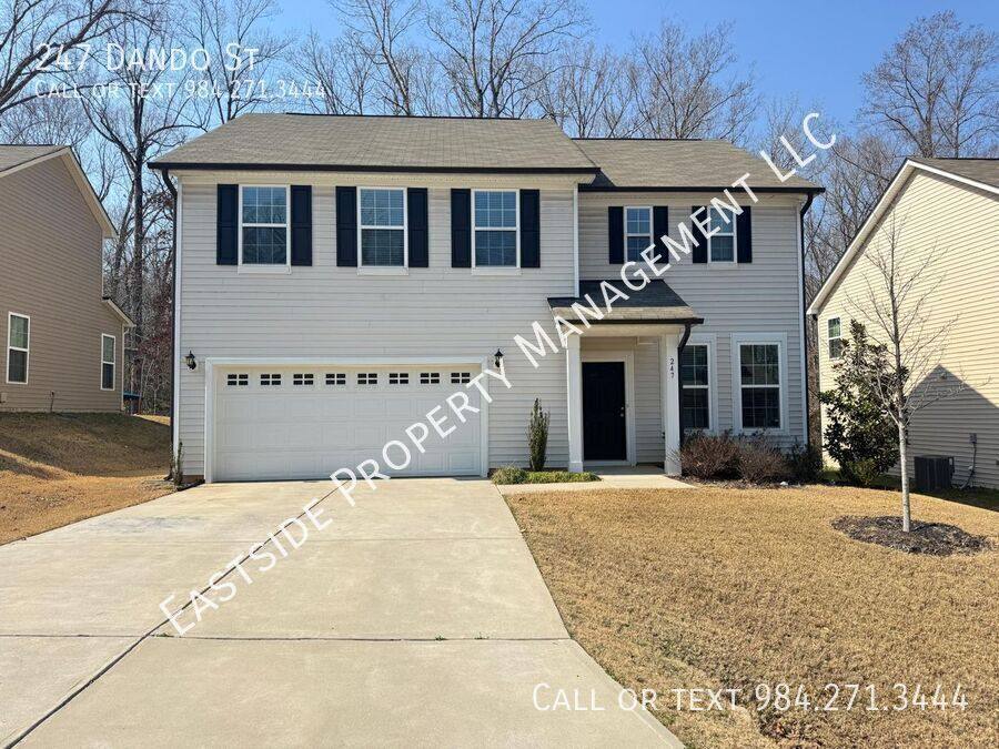 House for rent at 247 Dando St, Garner, NC 27529