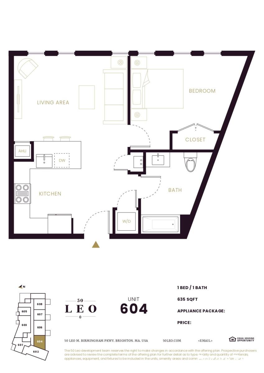 Apartment for rent at 50 Leo M Birmingham Parkway #610, Brighton, MA 02135